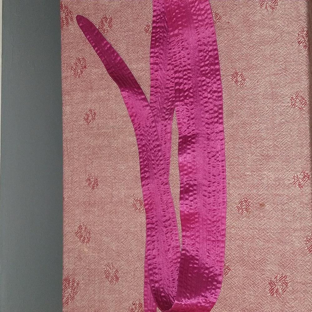 Pink Satin Sash
